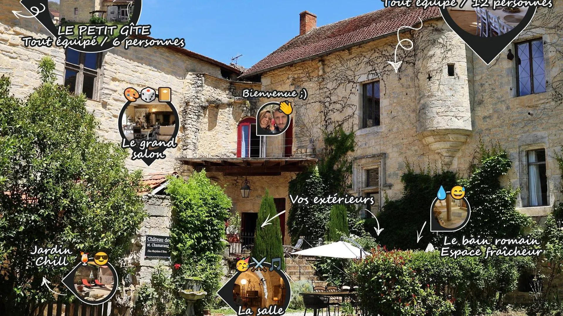 Chateau De St Chamarand - Grand & Petit Gites Saint-Chamarand 0*,
